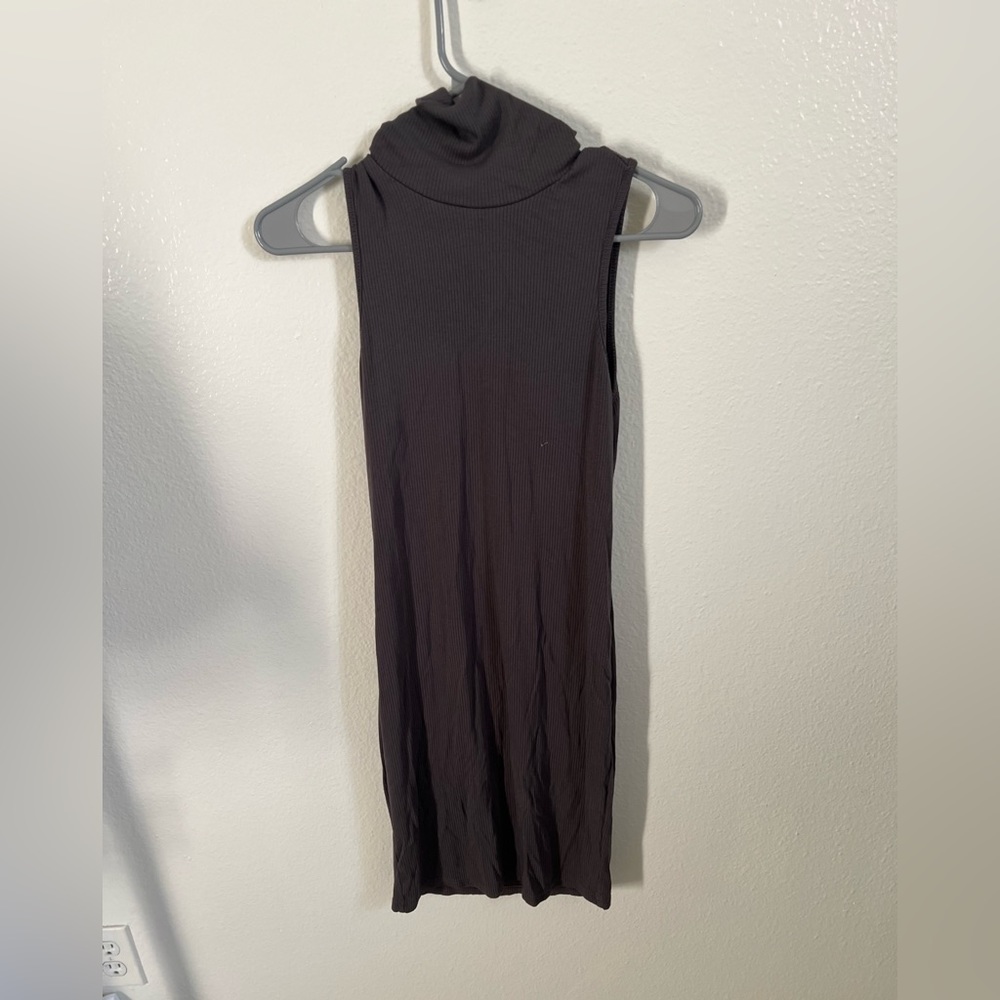 ☄️☄️ Turtle Neck Rib-Knit Bodycon Dress☄️☄️